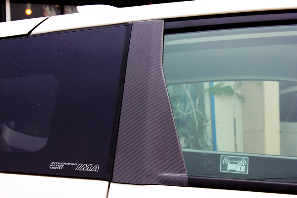 オリジナルパーツ｜カーボン Bピラーパネルカバー｜有限会社Back Yard