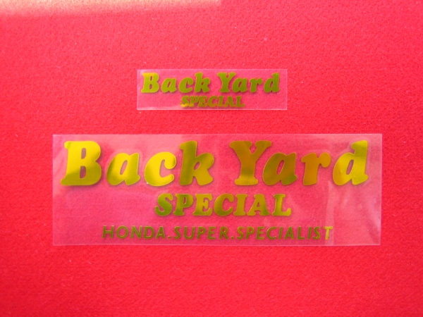 オリジナルパーツ Bys ステッカー ミラーゴールド 有限会社back Yard Special Honda車の専門店 チューニング パーツ販売