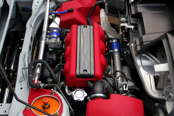 エンジンヘッドカバー赤HONDA s660 エンジンヘッドカバー