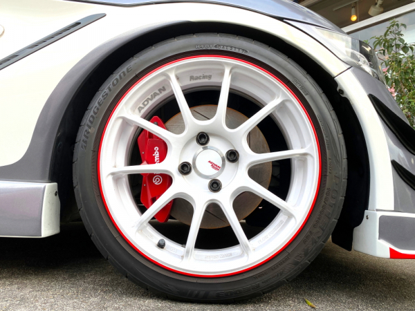 シビック FL5 タイプR brembo ブレーキキャリパー 取り付け金具付き